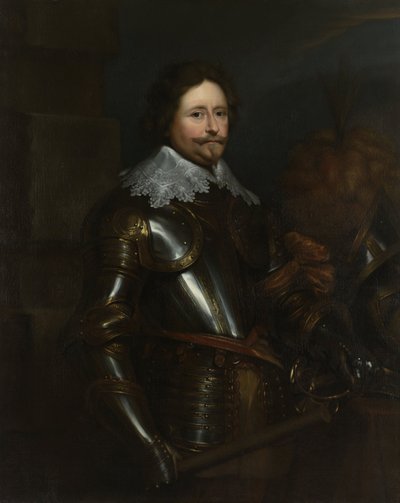 Portret van Frederik Hendrik (1584-1647), Prins van Oranje door Anthony van Dyck